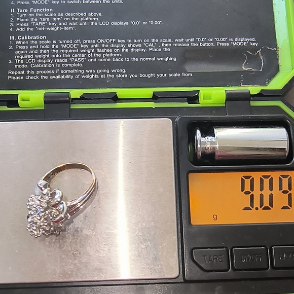 Vintage Panetta Jewelry Sterling Silver And Rhinestone 3-Dimensional Ring - Picture 9 of 11